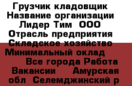 Грузчик-кладовщик › Название организации ­ Лидер Тим, ООО › Отрасль предприятия ­ Складское хозяйство › Минимальный оклад ­ 32 000 - Все города Работа » Вакансии   . Амурская обл.,Селемджинский р-н